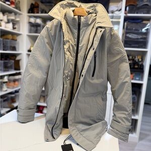 Roberto Cavalli Double Layer Overcoat Gray Jacket